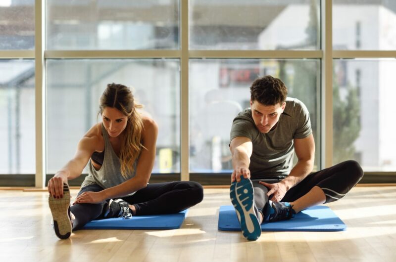 Salle de sport et fitness - fiche de vocabulaire Suédois - designed by Javi indy